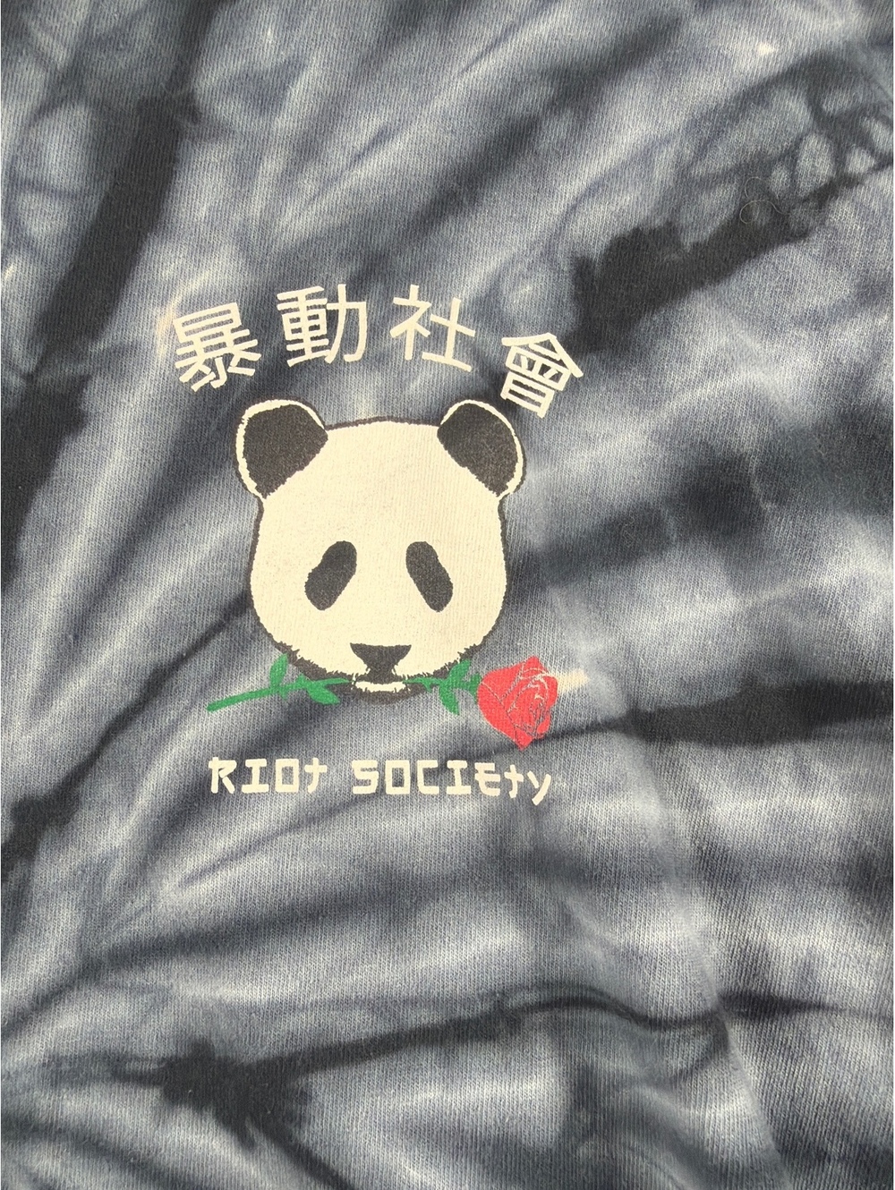 Riot Society Tie-Dye Panda Graphic T-Shirt XL - Picture 2 of 7